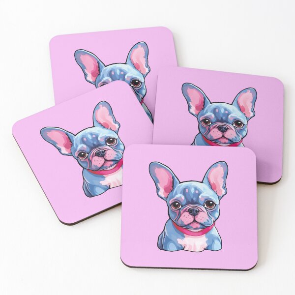 Item preview,  French bulldog pink and blue. designed and sold by Dream-Way.