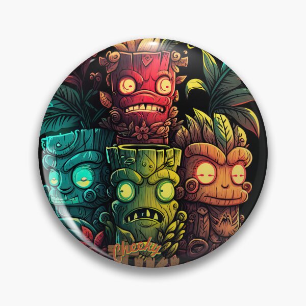 Item preview, The Fab Tiki Four designed and sold by GloriousIdiot.