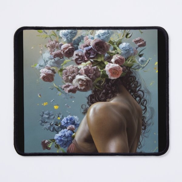 Item preview, Abstract Floral Woman Portrait designed and sold by FemaleEnergyZ.