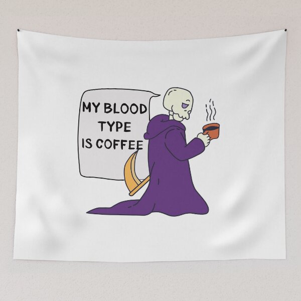Item preview, My Blood Type Is Coffee designed and sold by Eolithic.
