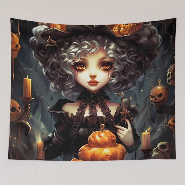 Item preview, Cute little Witch designed and sold by Art by Lilia.