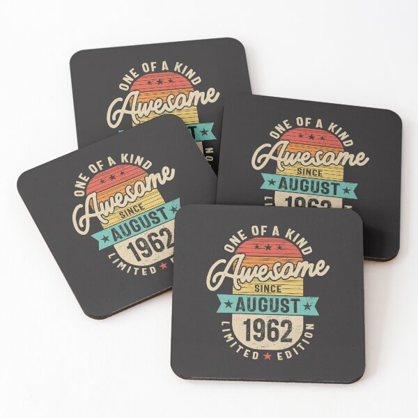Item preview, Awesome Since August 1962 62nd Birthday designed and sold by cidolopez.