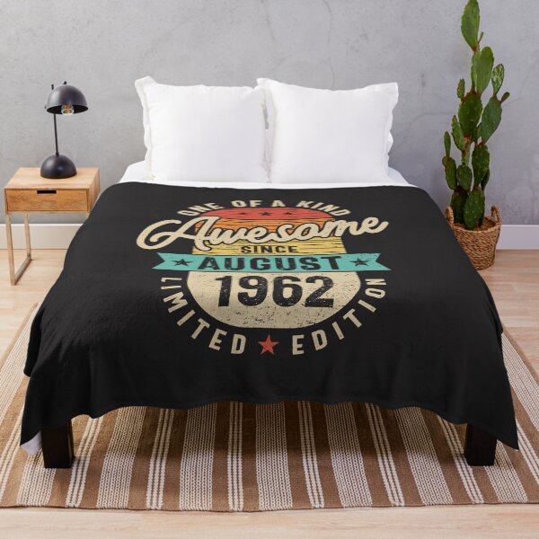 Item preview, Awesome Since August 1962 62nd Birthday designed and sold by cidolopez.