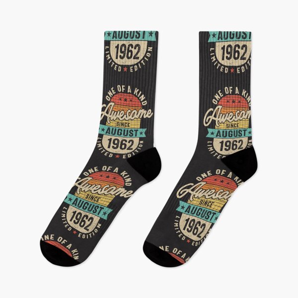Item preview, Awesome Since August 1962 62nd Birthday designed and sold by cidolopez.