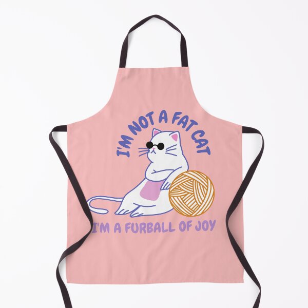 Item preview, Fat Cat: I'm Not A Fat Cat I'm A Furball Of Joy | Cat With Sunglasses designed and sold by TeeraCollection.