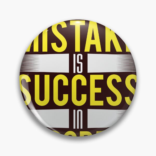Item preview, A MISTAKE ID SUCCESS IN PROGRESS-Motivational designed and sold by 24gap.