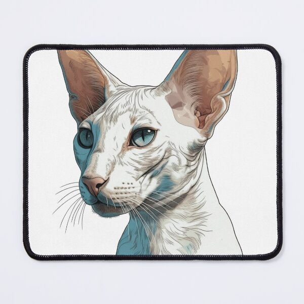 Item preview, Oriental Fastcat Realistic Photo Print - Sleek & Agile Breed Eye Candy designed and sold by DooodleGod.