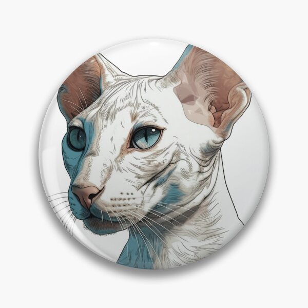 Item preview, Oriental Fastcat Realistic Photo Print - Sleek & Agile Breed Eye Candy designed and sold by DooodleGod.