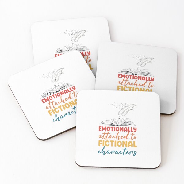 Item preview, Emotionally Attached To Fictional Characters, fictional character lover gift idea, Reading lovers designed and sold by HustleArtShop.