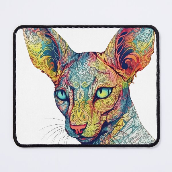 Item preview, Oriental Fastcat Realistic Photo Print - Sleek & Agile Breed Eye Candy designed and sold by DooodleGod.