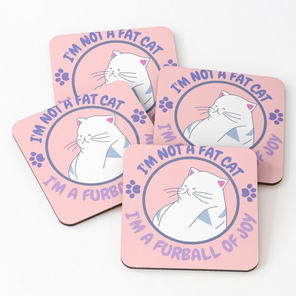 Item preview, Fat Cat: I'm Not A Fat Cat I'm A Furball Of Joy | Cat Sleeping designed and sold by TeeraCollection.