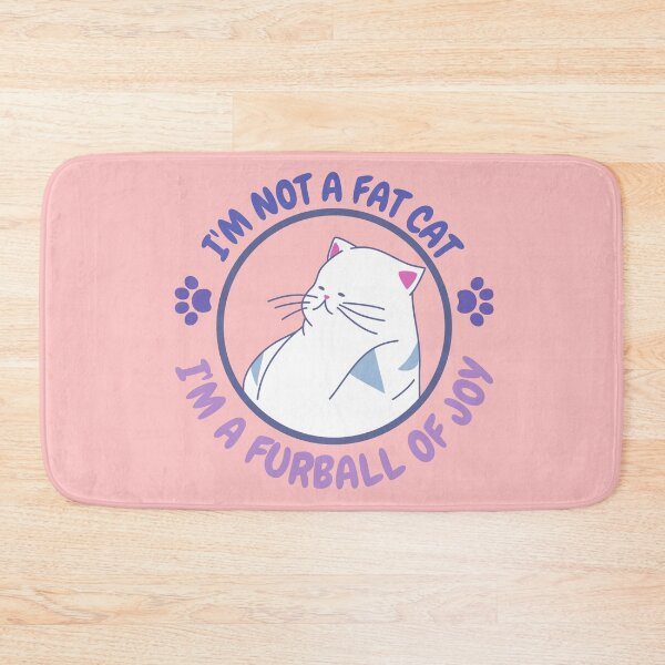 Item preview, Fat Cat: I'm Not A Fat Cat I'm A Furball Of Joy | Cat Sleeping designed and sold by TeeraCollection.