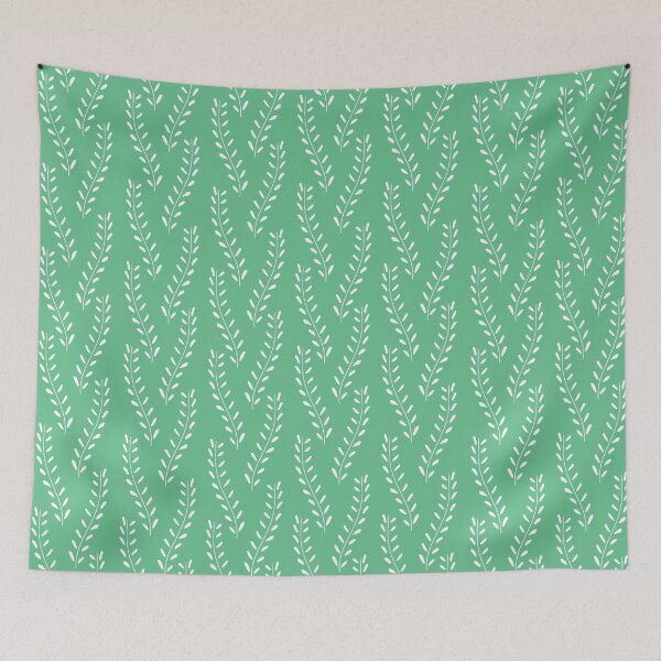 Item preview, Two directional leaves - green designed and sold by SerahO.