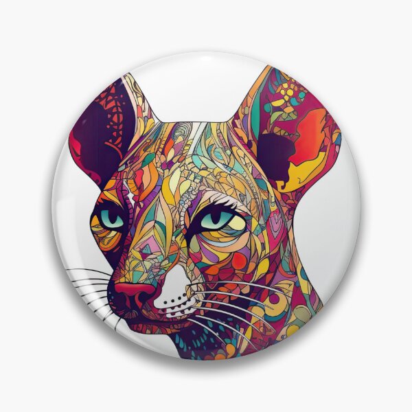 Item preview, Oriental Shorthair and German Pointer-inspired digital art: Hyperrealistic Feline designed and sold by DooodleGod.