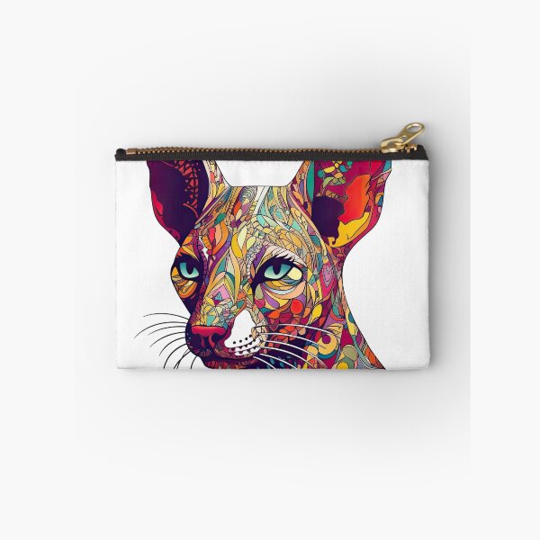 Item preview, Oriental Shorthair and German Pointer-inspired digital art: Hyperrealistic Feline designed and sold by DooodleGod.
