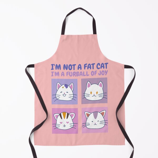 Item preview, Fat Cat: I'm Not A Fat Cat I'm A Furball Of Joy | Cat Faces | Cat Emotion Action designed and sold by TeeraCollection.