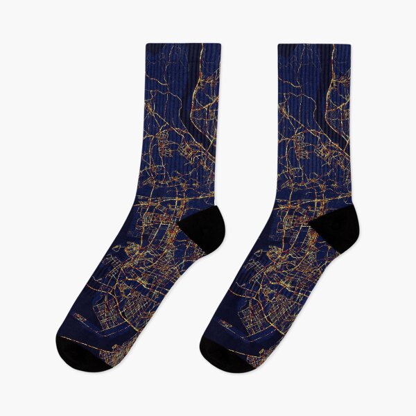 Item preview, Incheon, South Korea Map - City At Night designed and sold by deMAP.