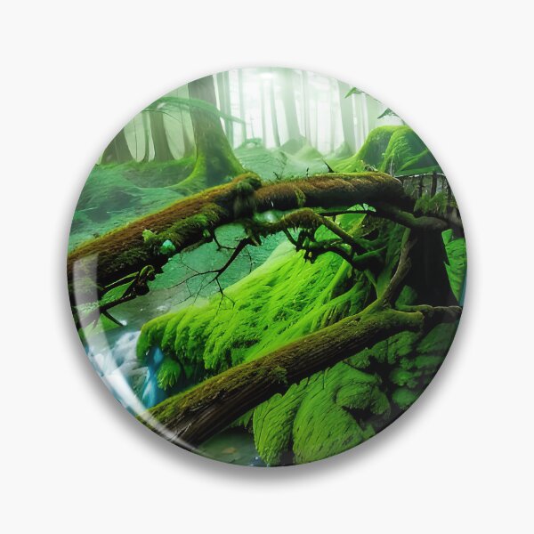 Item preview, A beautiful lush Fairycore Elf forest designed and sold by PixieDustAIArt.