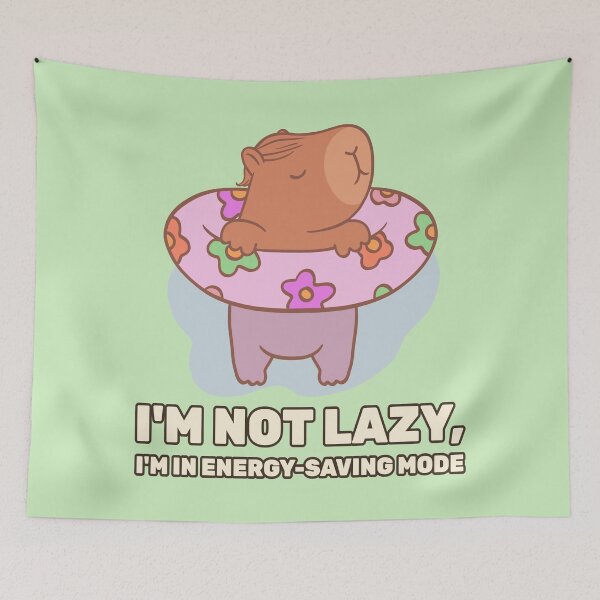 Item preview, I'm not lazy, I'm in energy-saving mode funny meme designed and sold by rdxart.