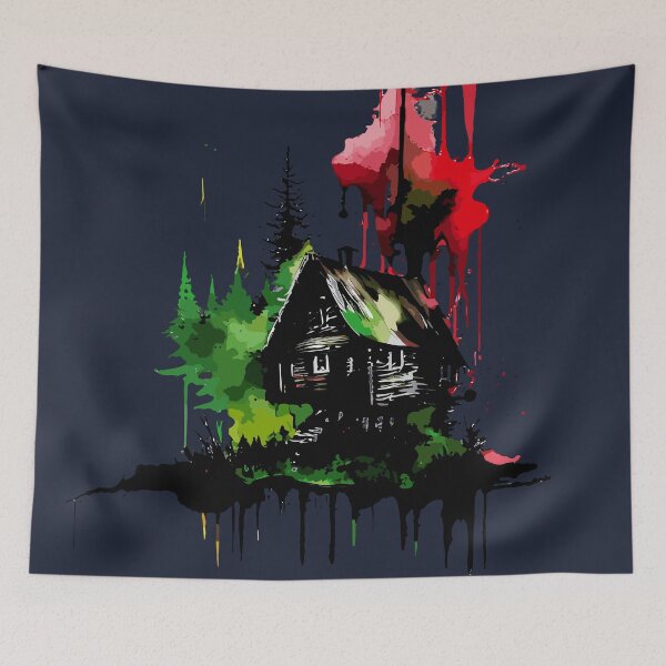 Item preview, Haunted Secrets: The Enigmatic Log Cabin designed and sold by Pickmash.