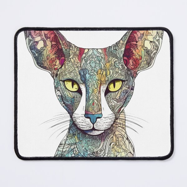 Item preview, Hand-Drawn Oriental Shorthair Portrait Upgrades Feline Living designed and sold by DooodleGod.