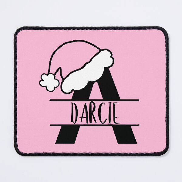 Item preview, Personalized Pink Santa Hat Monogram - Darcie designed and sold by MysticMagpie.