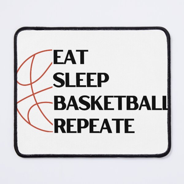 Item preview, Eat sleep basketball repeat designed and sold by mikasa.art.