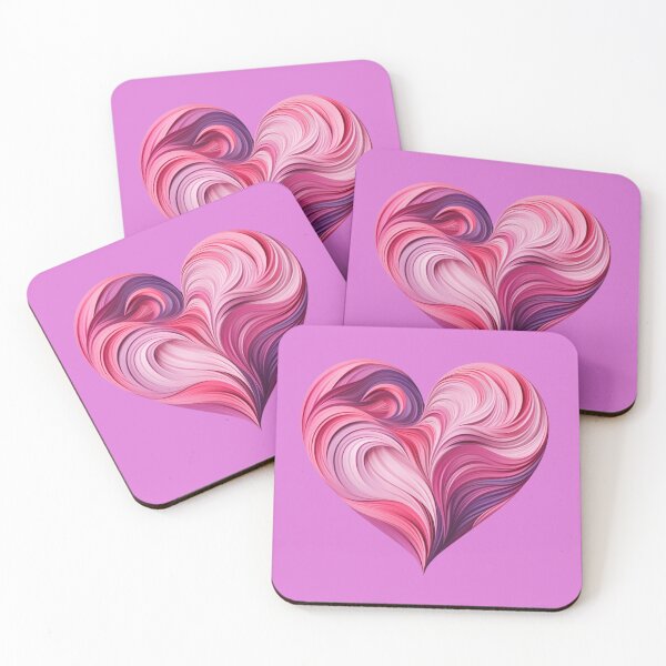 Item preview, Pink Melted Color in Heart designed and sold by Bojanche Design.