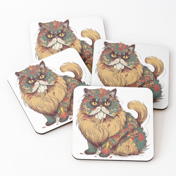 Item preview, Elegant Persian Cat Breed Graphic Designs for Luxury Home Decor and designed and sold by DooodleGod.