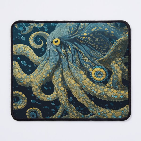 Item preview, Baroque Octopus: Inked Aquatic Art designed and sold by AFUNARTZ.