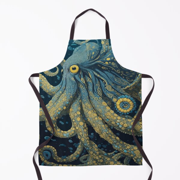 Item preview, Baroque Octopus: Inked Aquatic Art designed and sold by AFUNARTZ.
