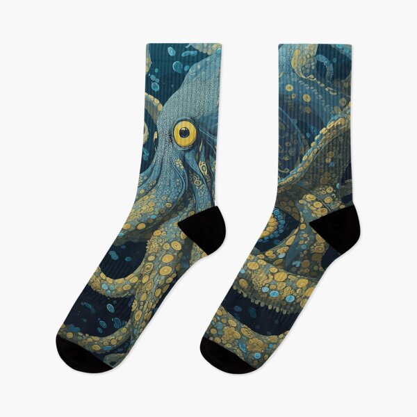 Item preview, Baroque Octopus: Inked Aquatic Art designed and sold by AFUNARTZ.