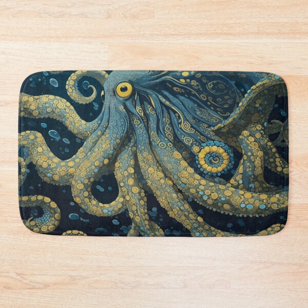Item preview, Baroque Octopus: Inked Aquatic Art designed and sold by AFUNARTZ.