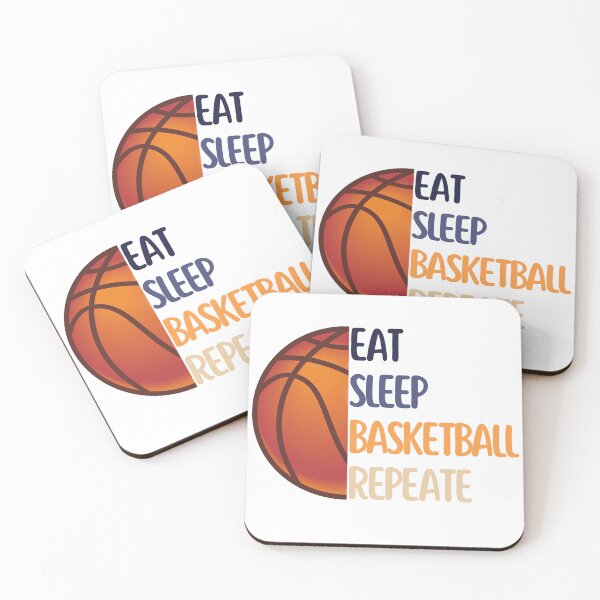 Item preview, Eat sleep basketball repeat  designed and sold by mikasa.art.