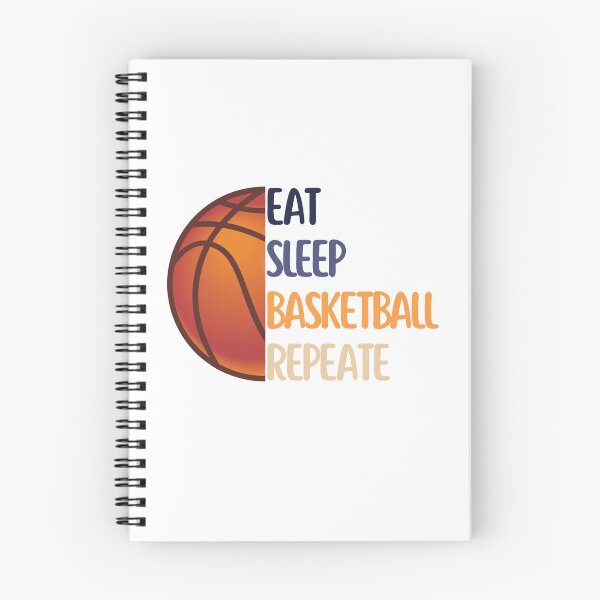 Item preview, Eat sleep basketball repeat  designed and sold by mikasa.art.