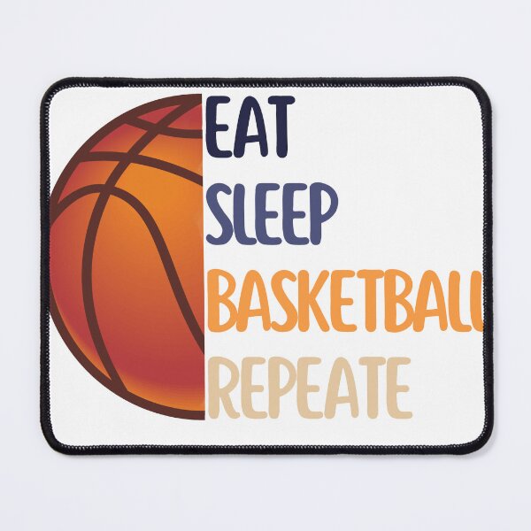 Item preview, Eat sleep basketball repeat designed and sold by mikasa.art.