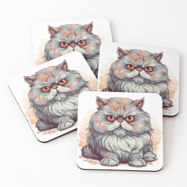 Item preview, Persians: Elegant Cat Breed Graphic Design for Aristocat and Lion Cat designed and sold by DooodleGod.