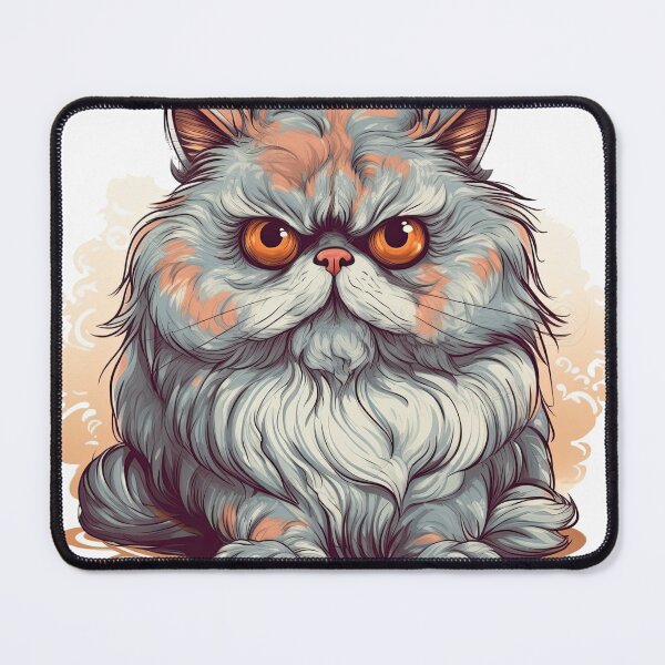 Item preview, Persians: Elegant Cat Breed Graphic Design for Aristocat and Lion Cat designed and sold by DooodleGod.
