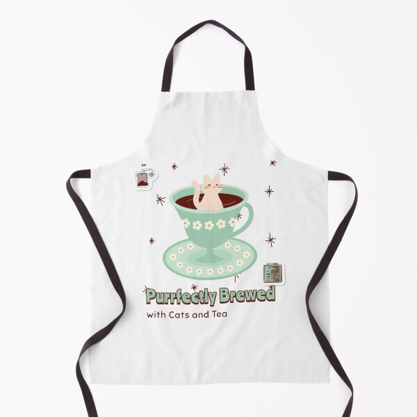 Item preview, Purrfectly Brewed with Cats and Tea designed and sold by erenton.