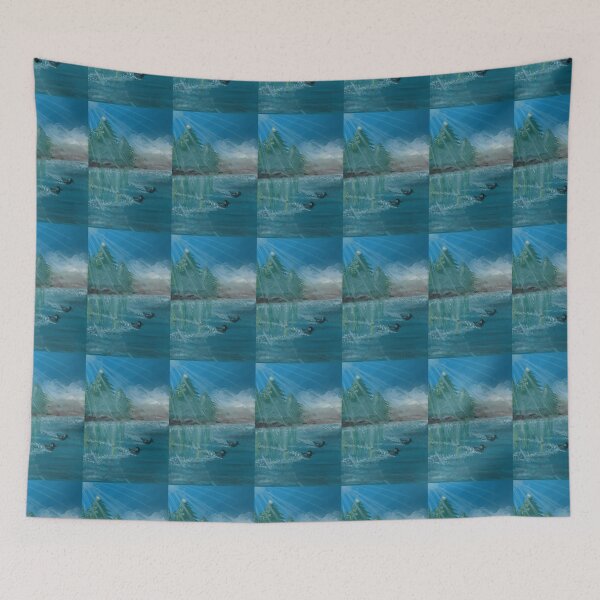 Item preview, Lake scene painting designed and sold by loubie76.