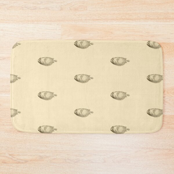 Item preview, Vintage Puffer Fish Illustration designed and sold by gildedfinches.