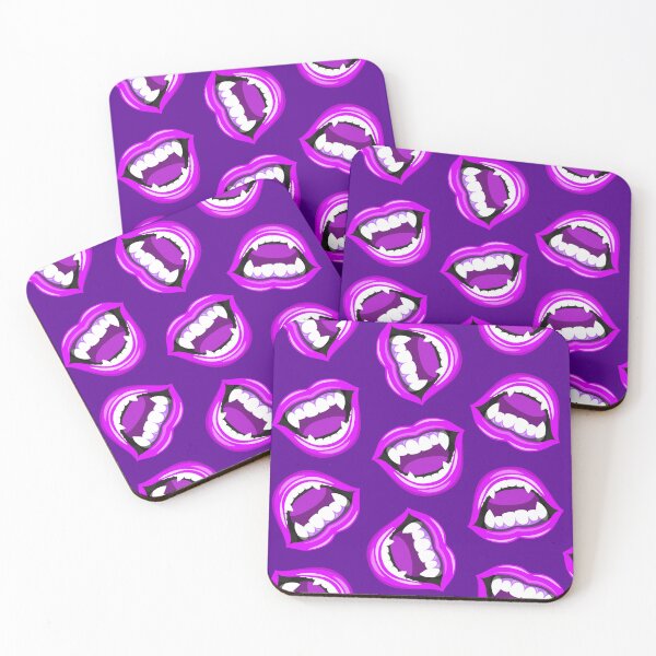 Item preview, vampire teeth - purples designed and sold by littlearrow.