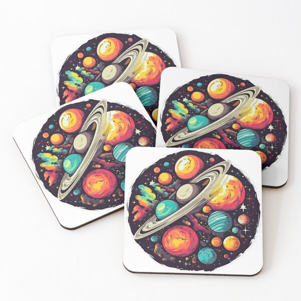 Item preview, Colored planets designed and sold by abmkf.