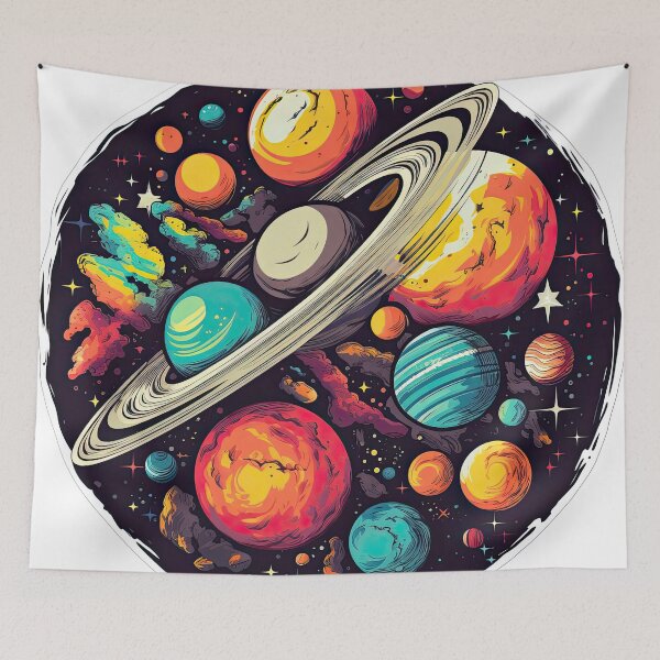 Item preview, Colored planets designed and sold by abmkf.