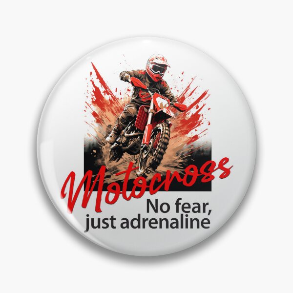 Item preview, Motocross - No fear, just adrenaline designed and sold by Concept-Hub.