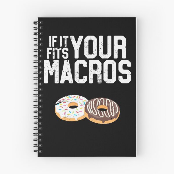 Item preview, If It Fits Macros Donuts, Intermittent Fasting Diet T-Shirt designed and sold by 14thFloor.