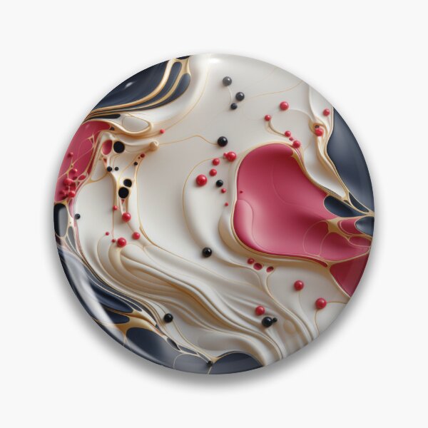 Item preview, Nightfall Elegance: A Symphony of Cream, Navy, Red, and Gold designed and sold by OurBarcode.