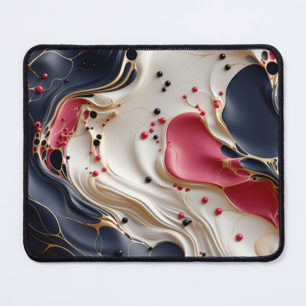Item preview, Nightfall Elegance: A Symphony of Cream, Navy, Red, and Gold designed and sold by OurBarcode.