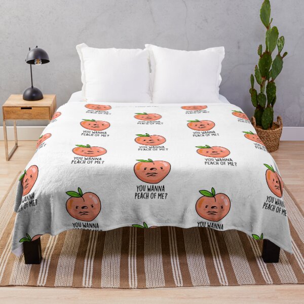 Item preview, You Wanna Peach Of Me Funny Fruit Puns designed and sold by punnybone.