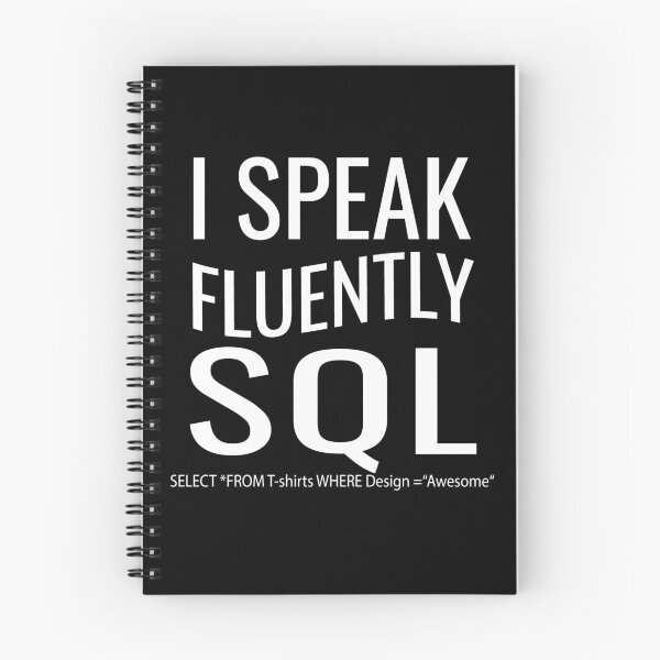 Item preview, I speak fluently Sql designed and sold by RPHDesigns.